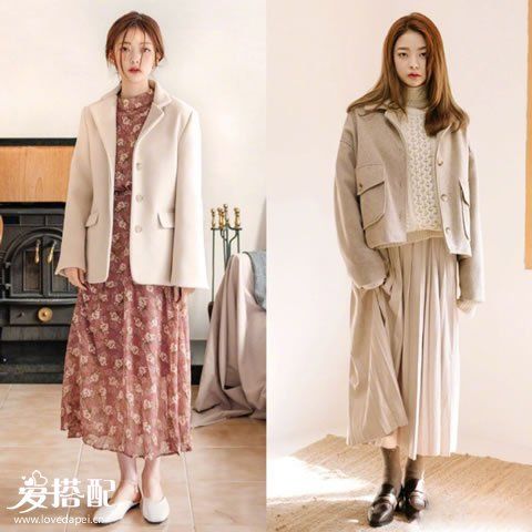 2018早春韩范穿搭攻略,尽享小清新的淑女范