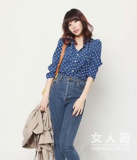 韩式柔美衬衫 提升早春优雅气息